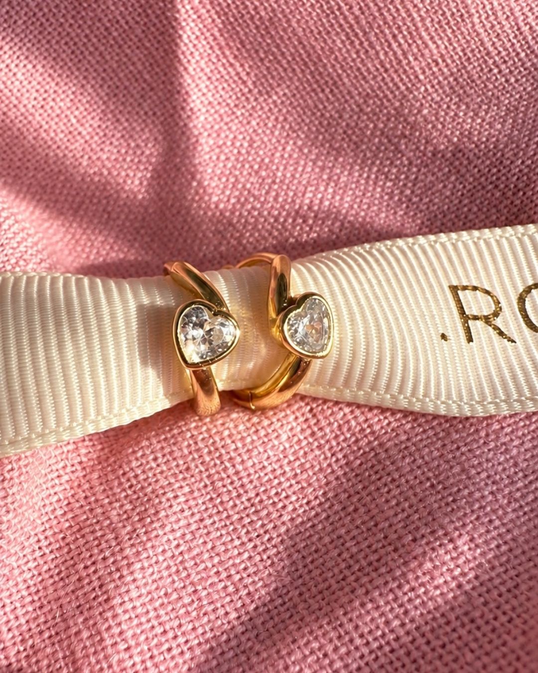 Heart Hoops & Huggies Set
