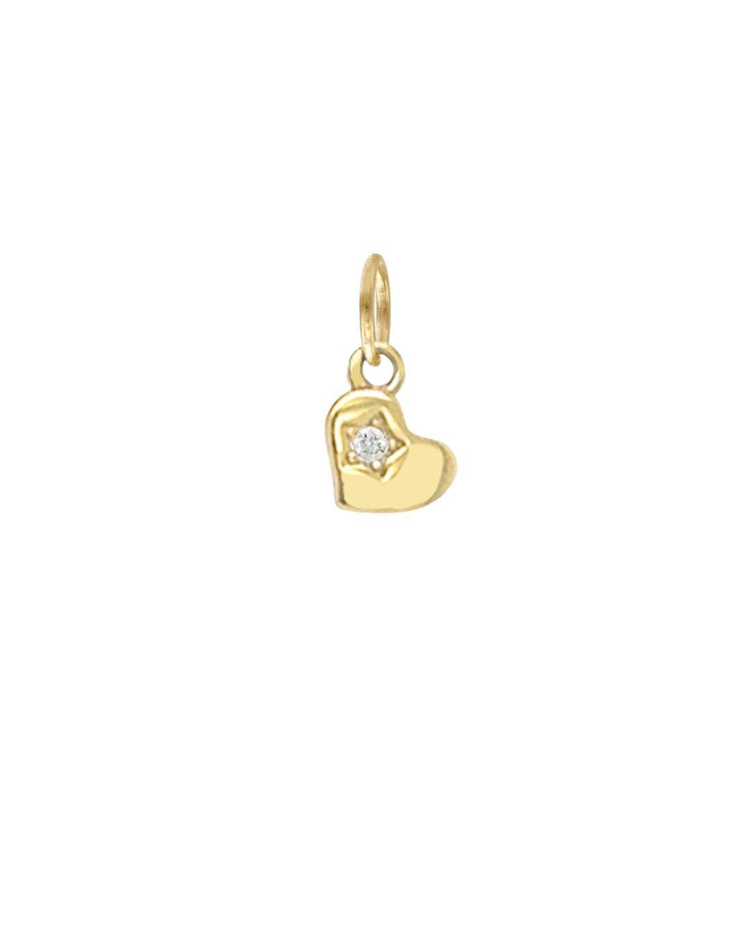 Starburst Heart Charm