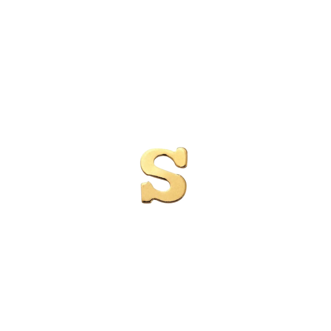 Classic Gold Letter S