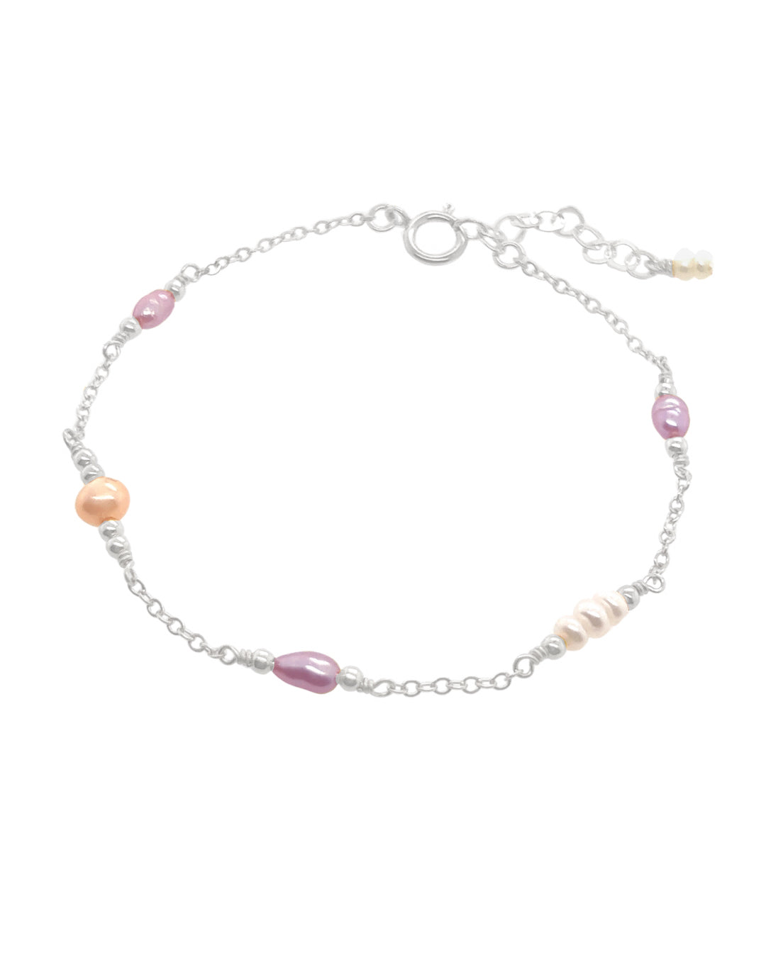 Silver Cloudchaser Pearl Bracelet