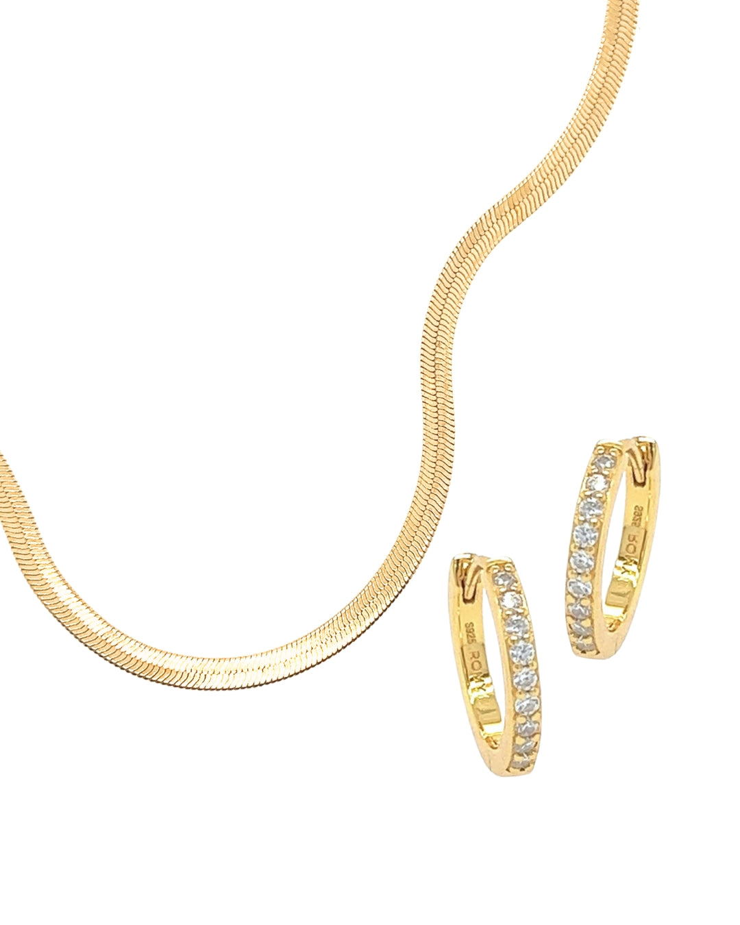 Ultimate Gold Necklace and Earrings Set