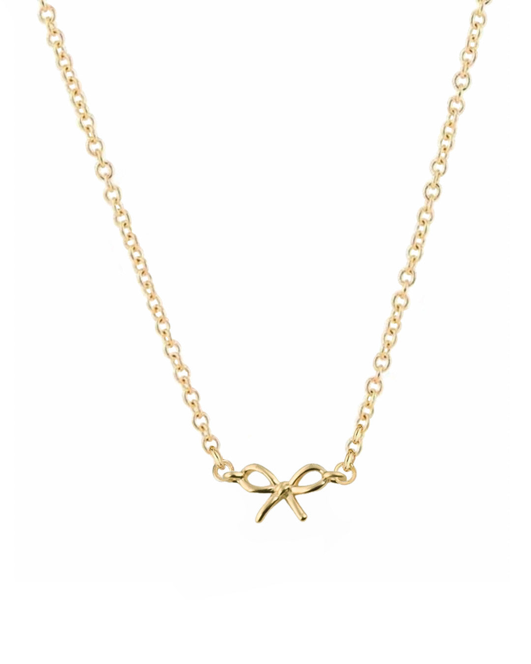 Gold Mini Bow Choker