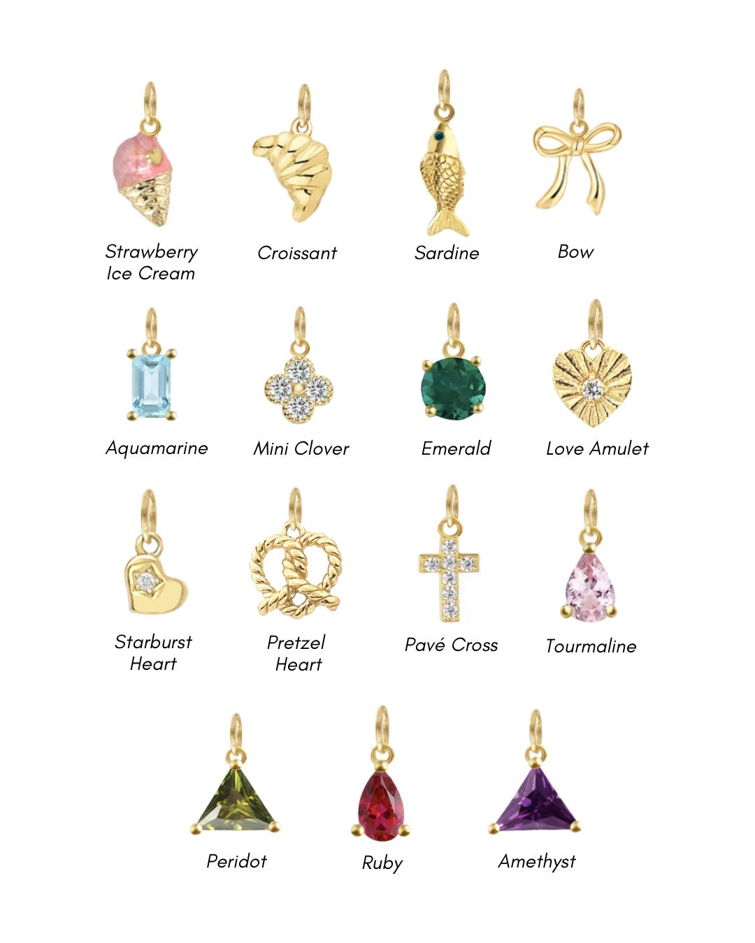 Golden Jade Charm Necklace