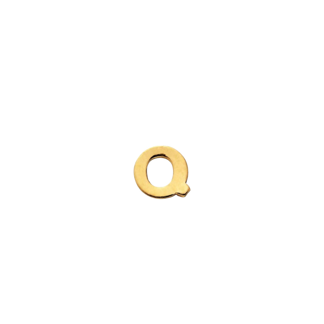 Classic Gold Letter Q