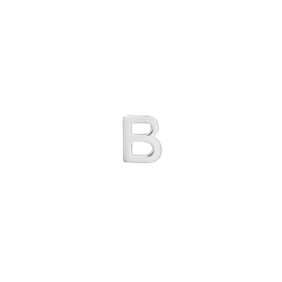 Silver Letter B