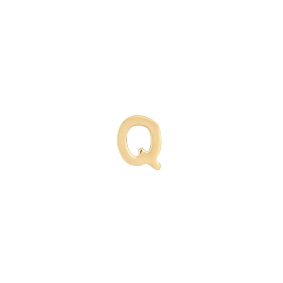 Gold Letter Q