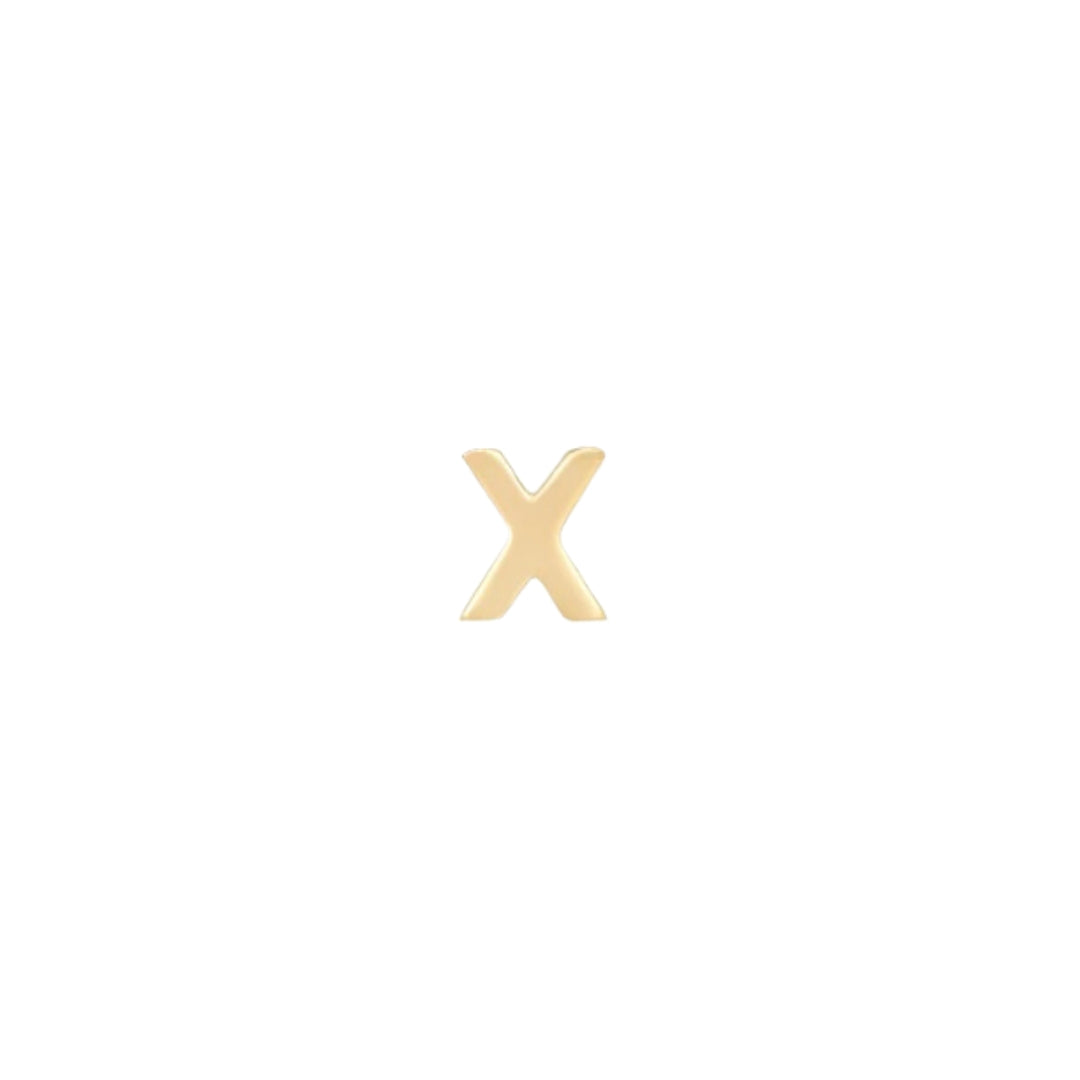 Gold Letter X