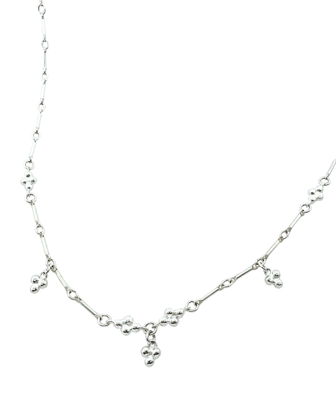 Sterling Silver Trinity Mini Spheres Ball Choker Necklace Australia