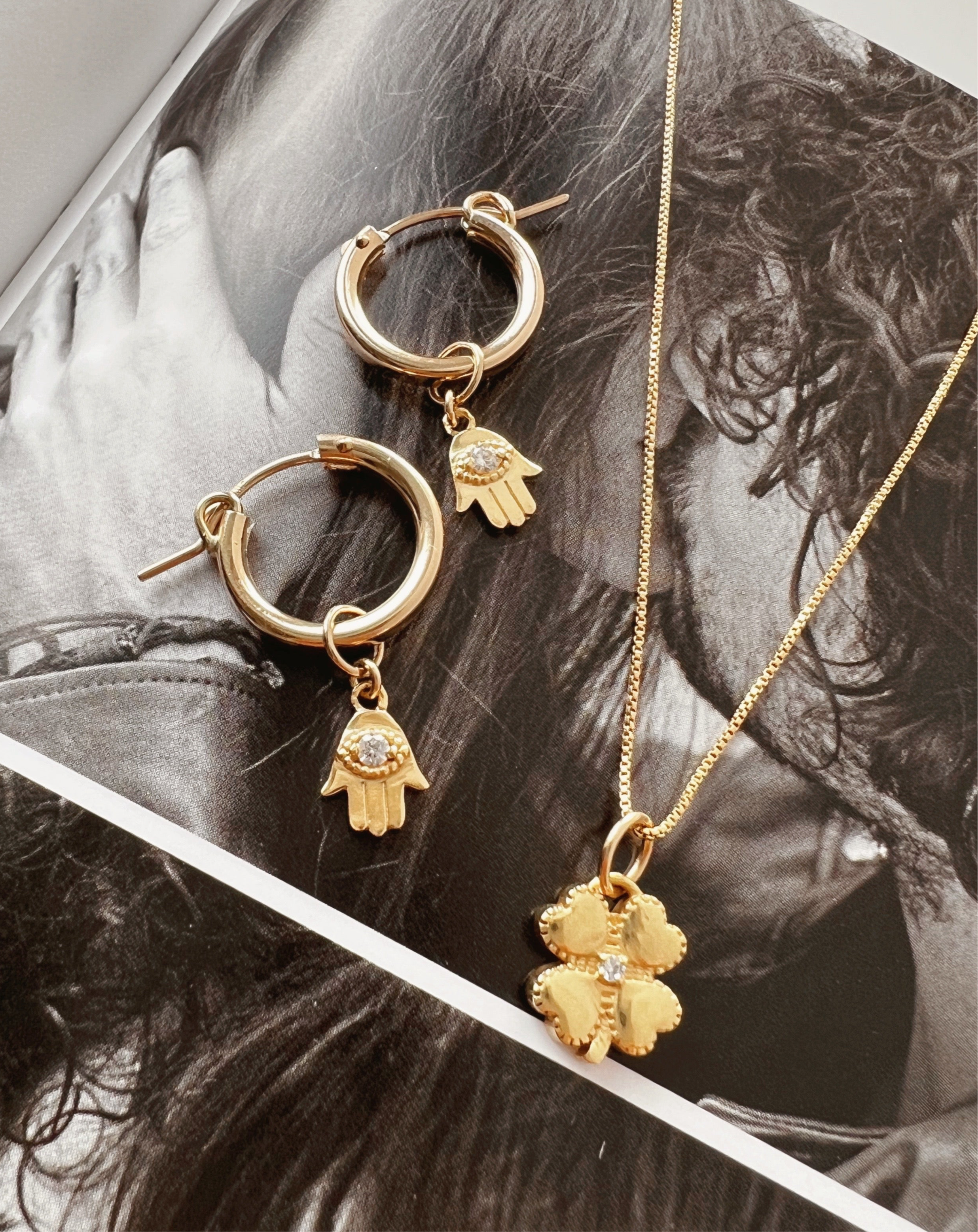 Hamsa Talisman Hoops