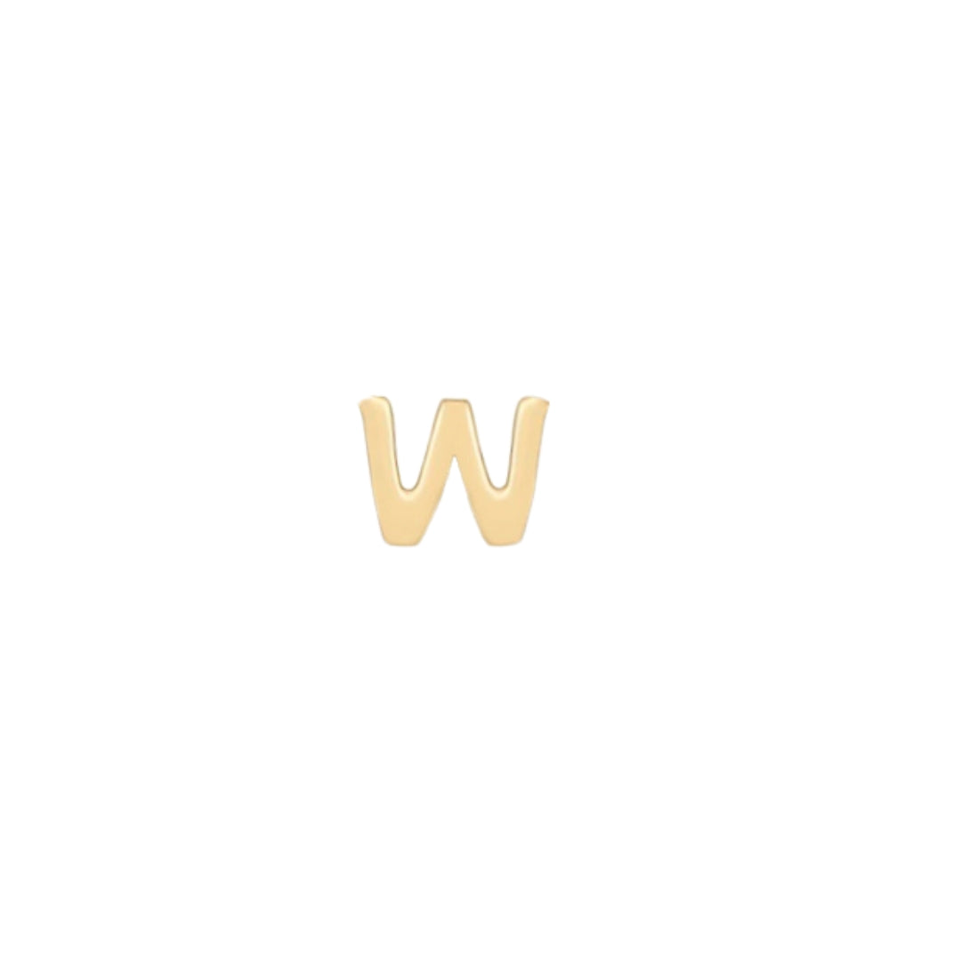 Gold Letter W