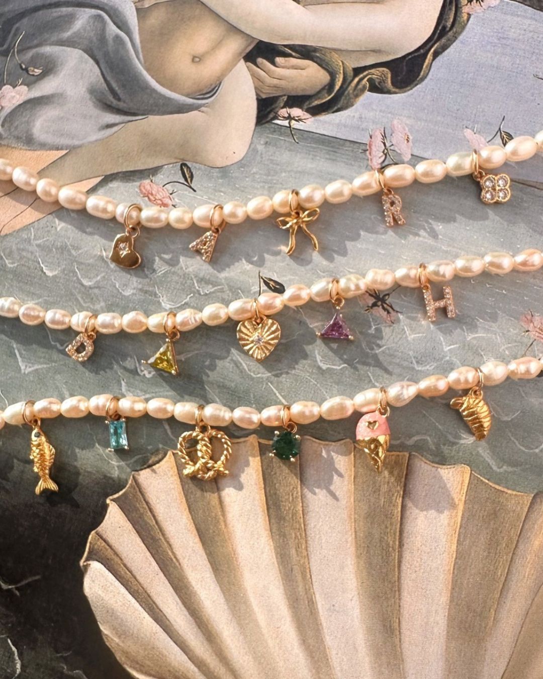 Pearl Charm Necklace