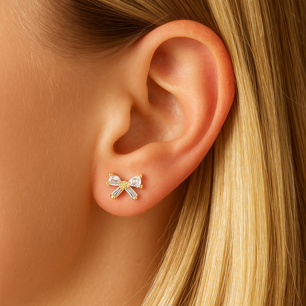 Bow Stud Earrings