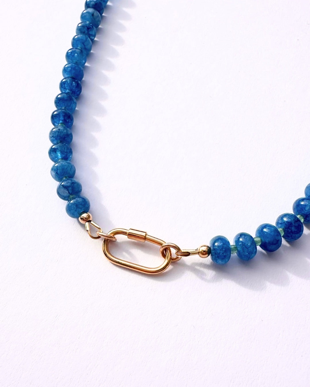 Dusk Jade Charm Holder Necklace
