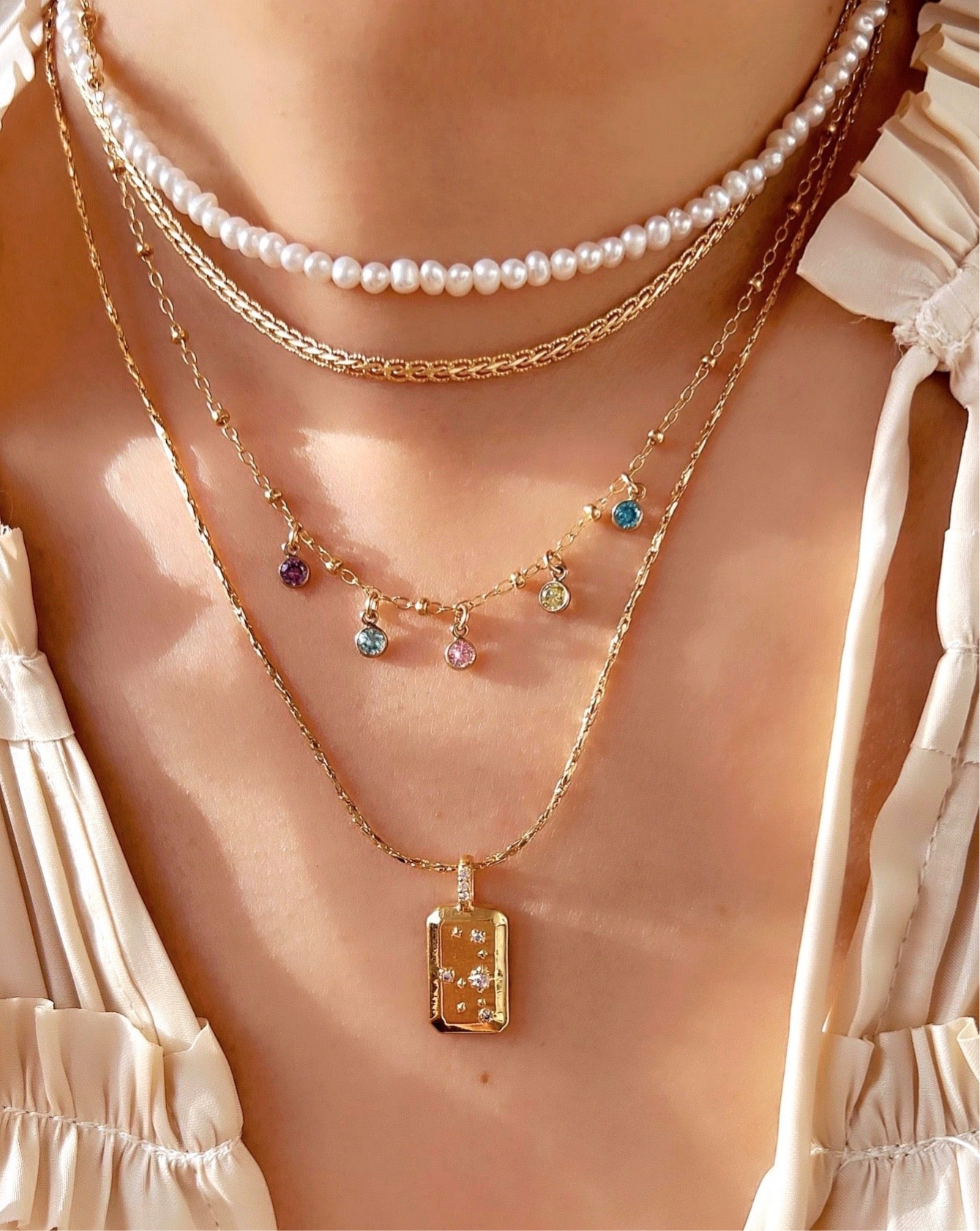 Virgo Constellation Necklace