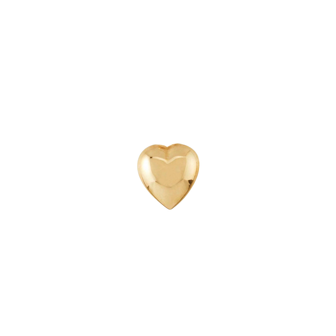 Gold Puffy Heart
