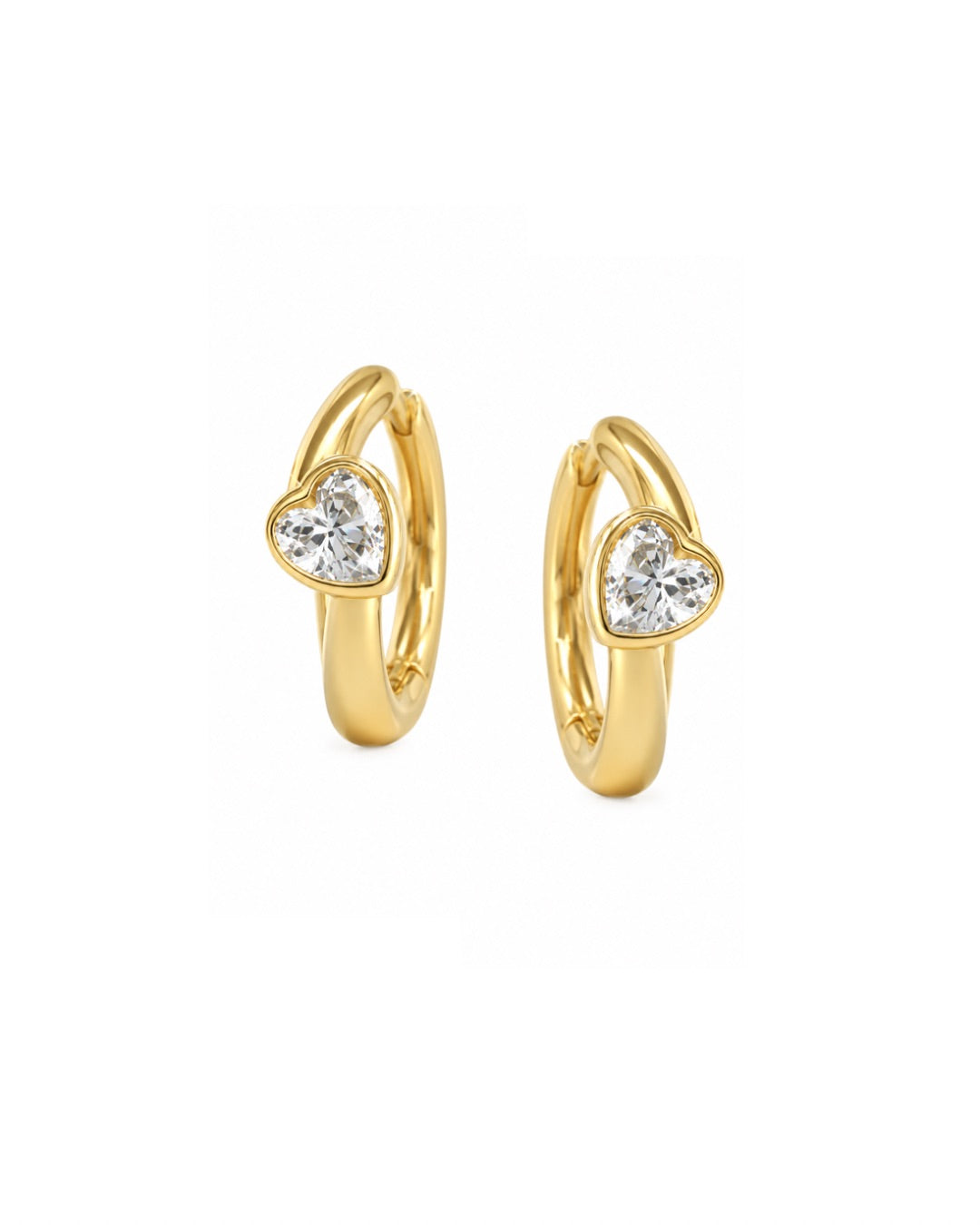 Heart Wave Hoops
