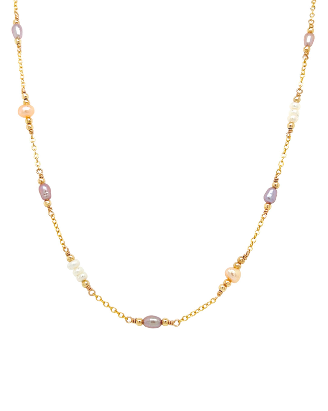 Gold Cloudchaser Pearl Choker