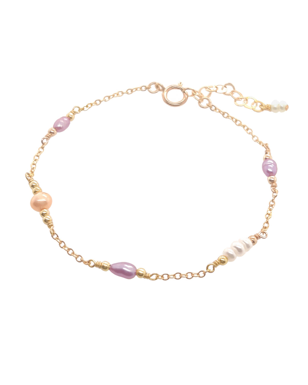 Gold Cloudchaser Pearl Bracelet