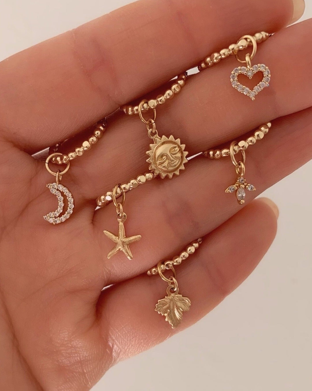 14k yellow gold fill starfish ocean seashell earring charm for huggie hoops. Made in Australia