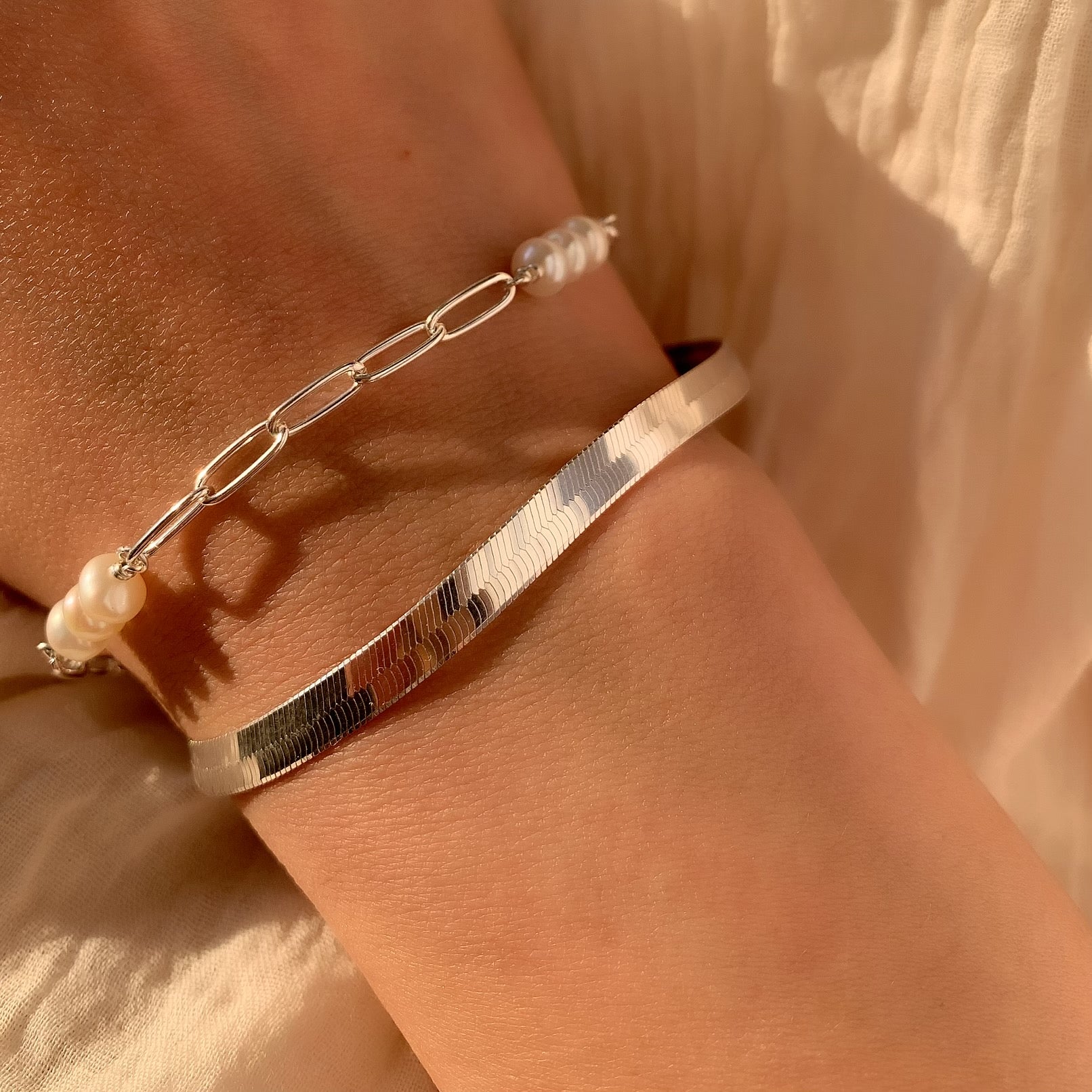 Silver Serpentine Bracelet