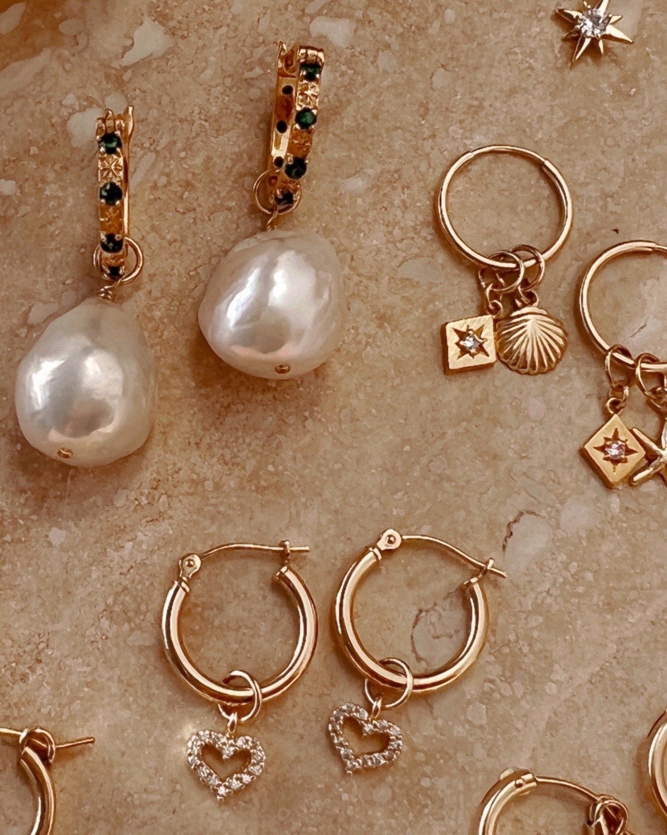 14k yellow gold fill Huggie hoops earrings. Made in Australia. Classic minimal plain gold small infinity hoops