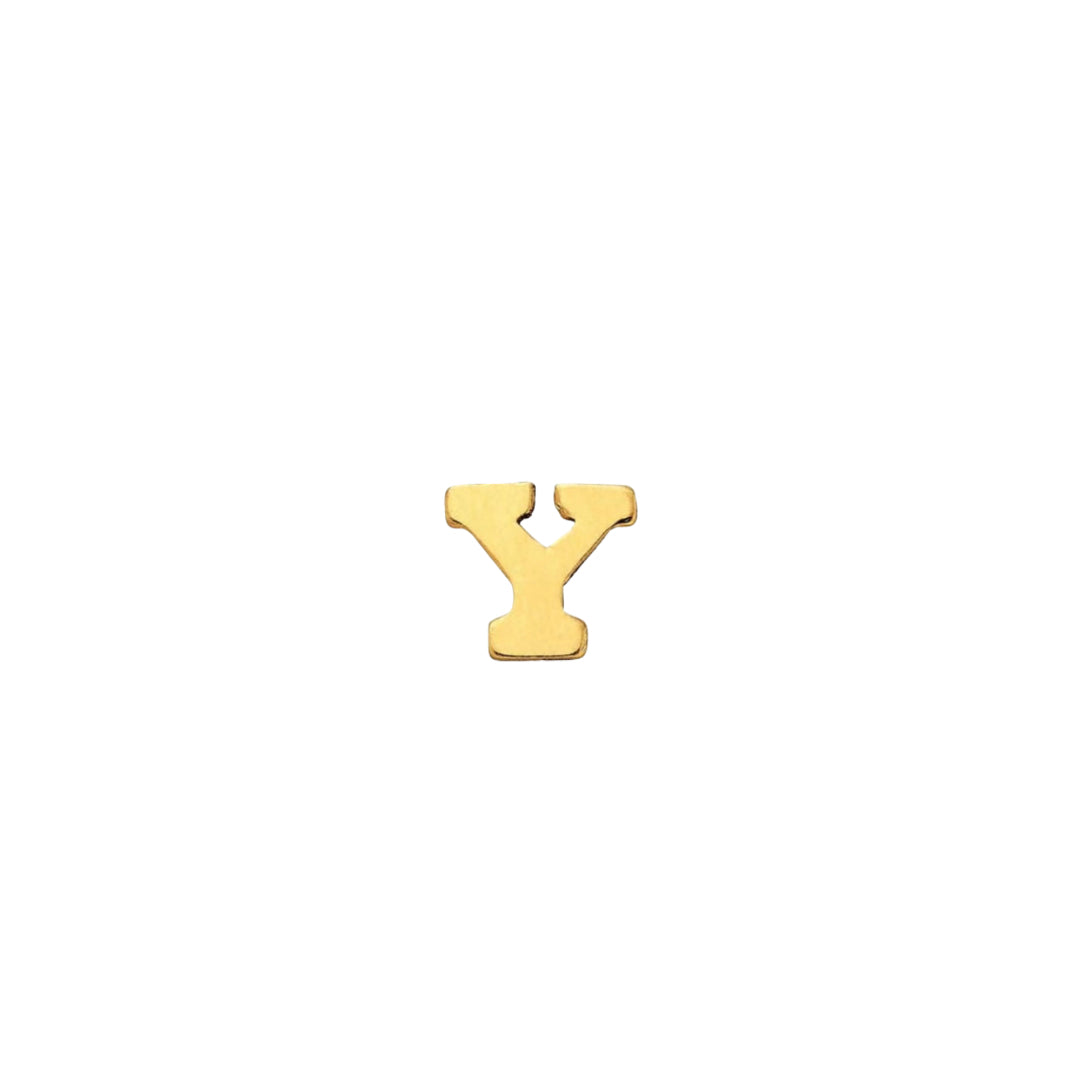 Classic Gold Letter Y