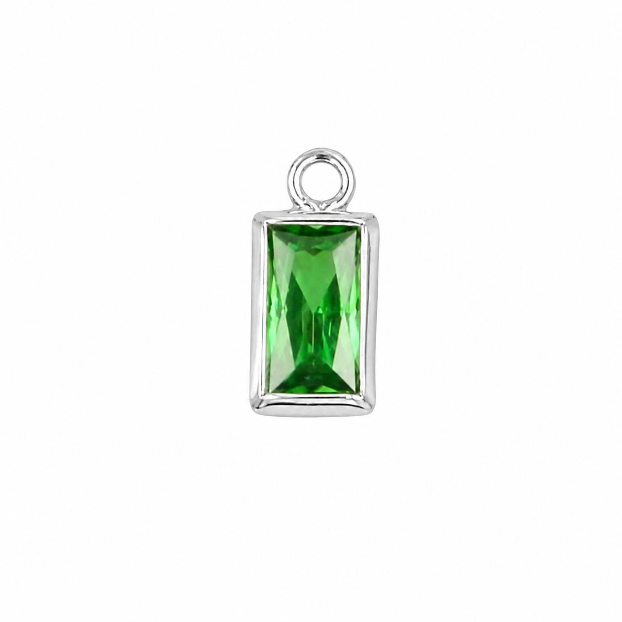 Silver May Baguette Birthstone (Included)