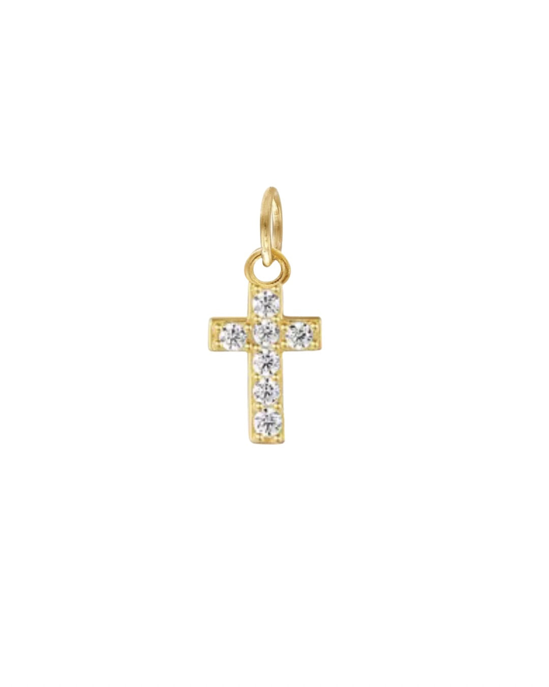 Pavé Cross Charm