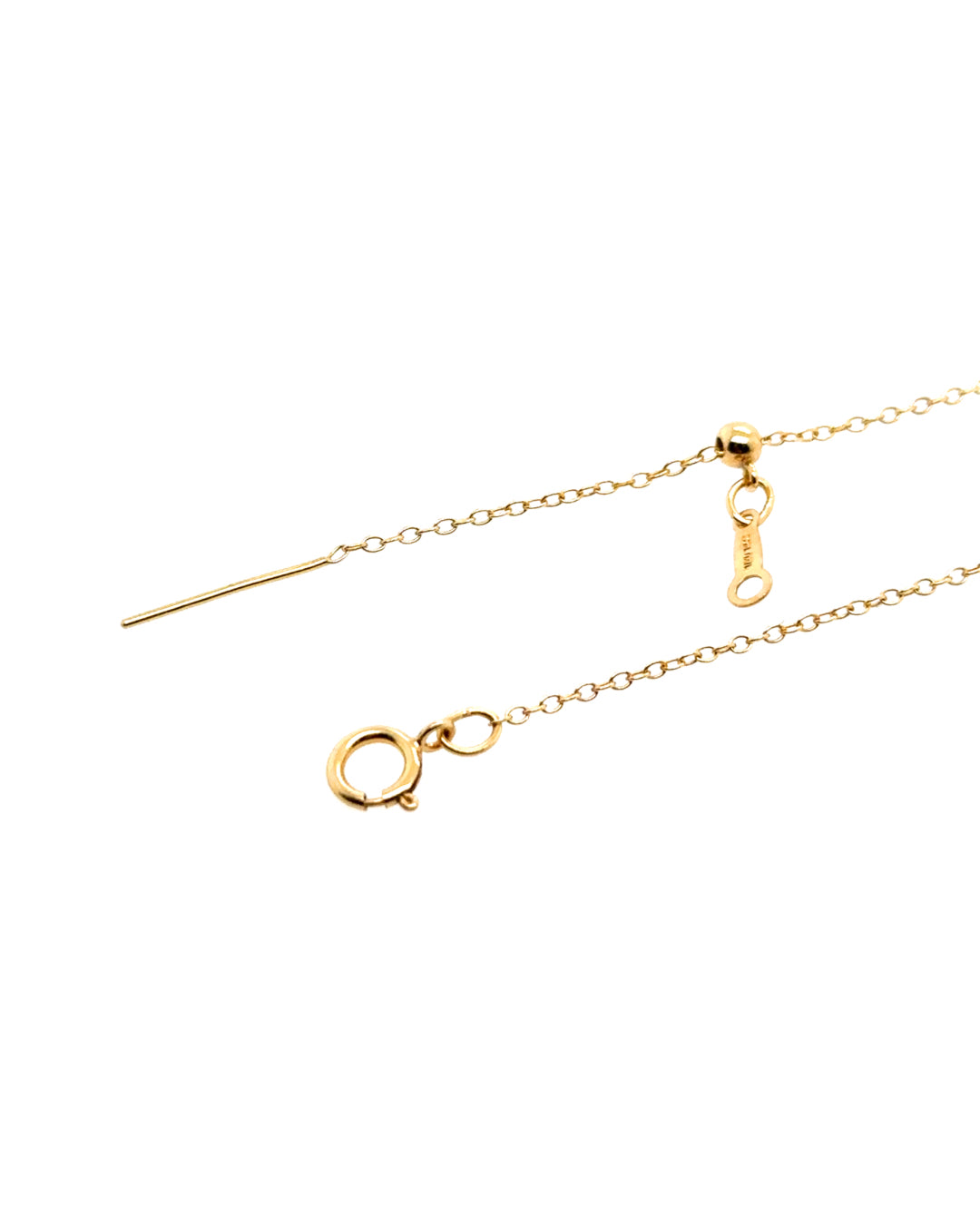 Gold Charm Story Cable Chain Bracelet