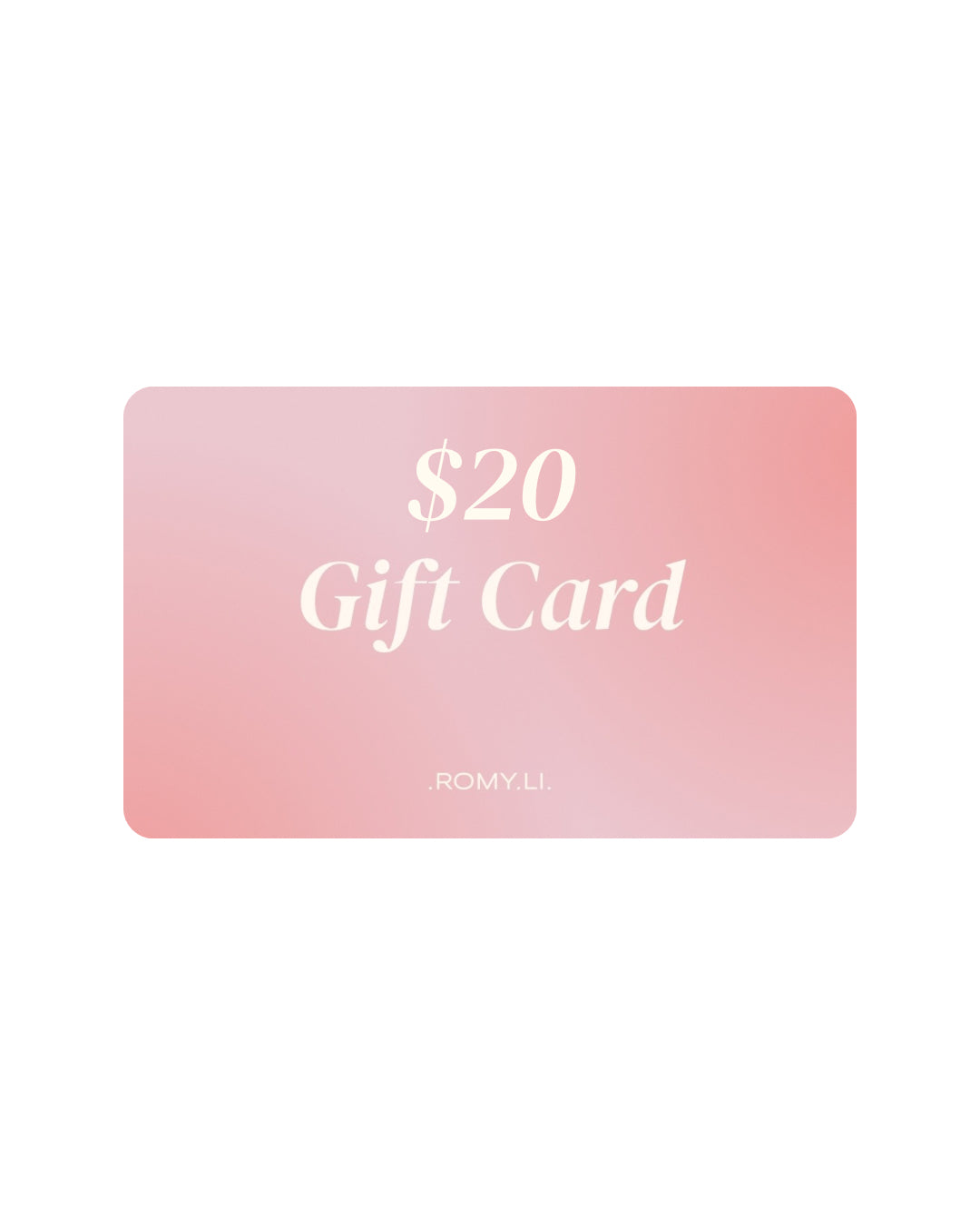 $20 GIFT CARD