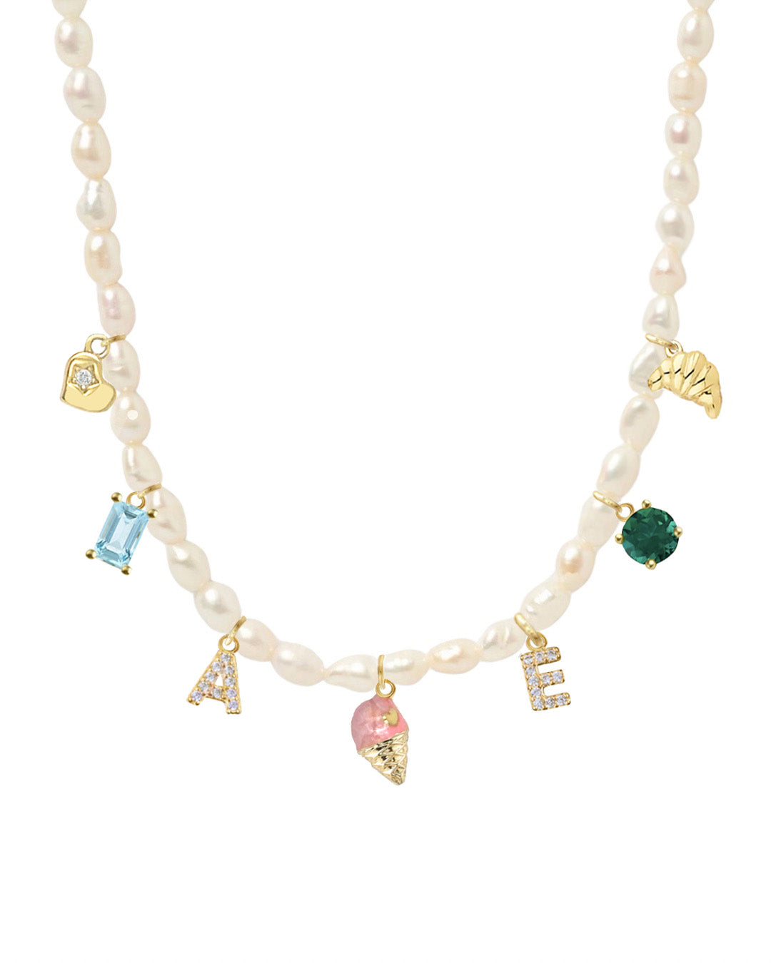 Pearl Charm Necklace