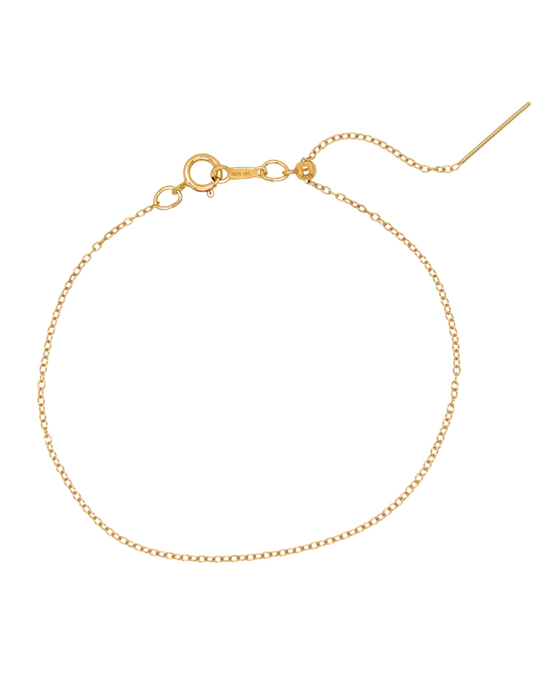 Gold Charm Story Cable Chain Bracelet