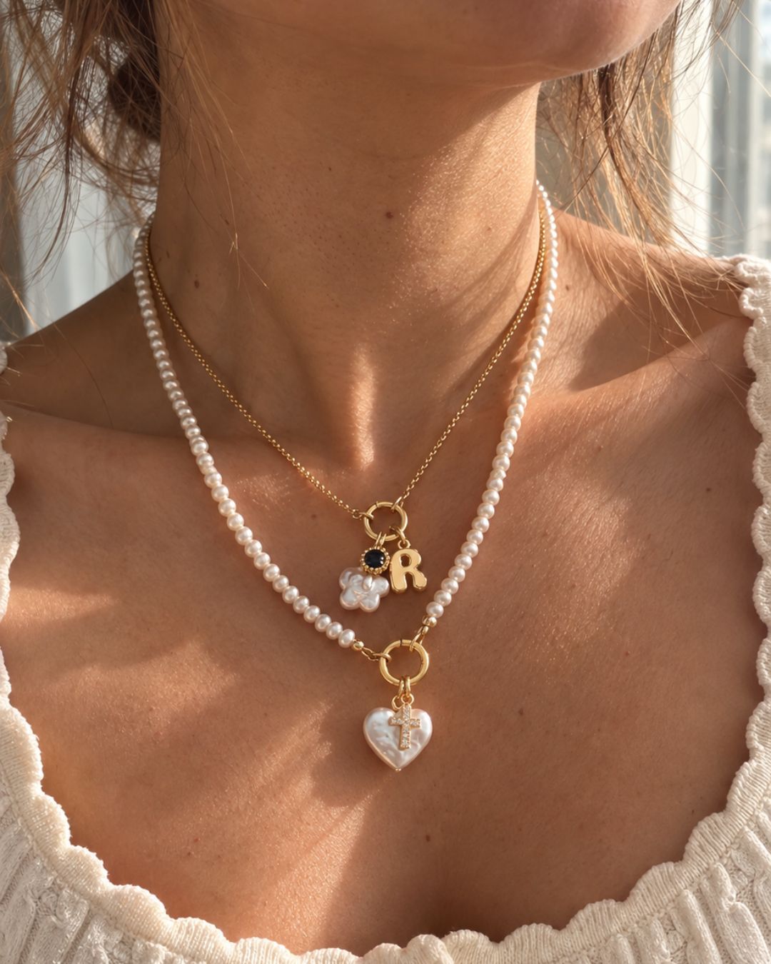Pearl Clover Pendant