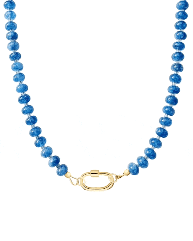 Dusk Jade Charm Holder Necklace