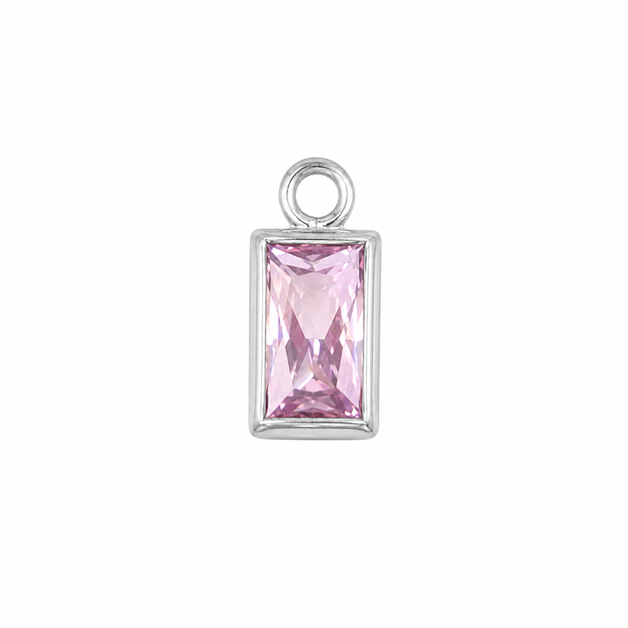 Silver June Baguette Birthstone (Included)