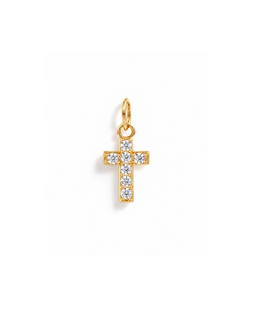 Mini Pavé Cross Pendant