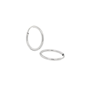 Silver Mini Infinity Hoop (14mm)
