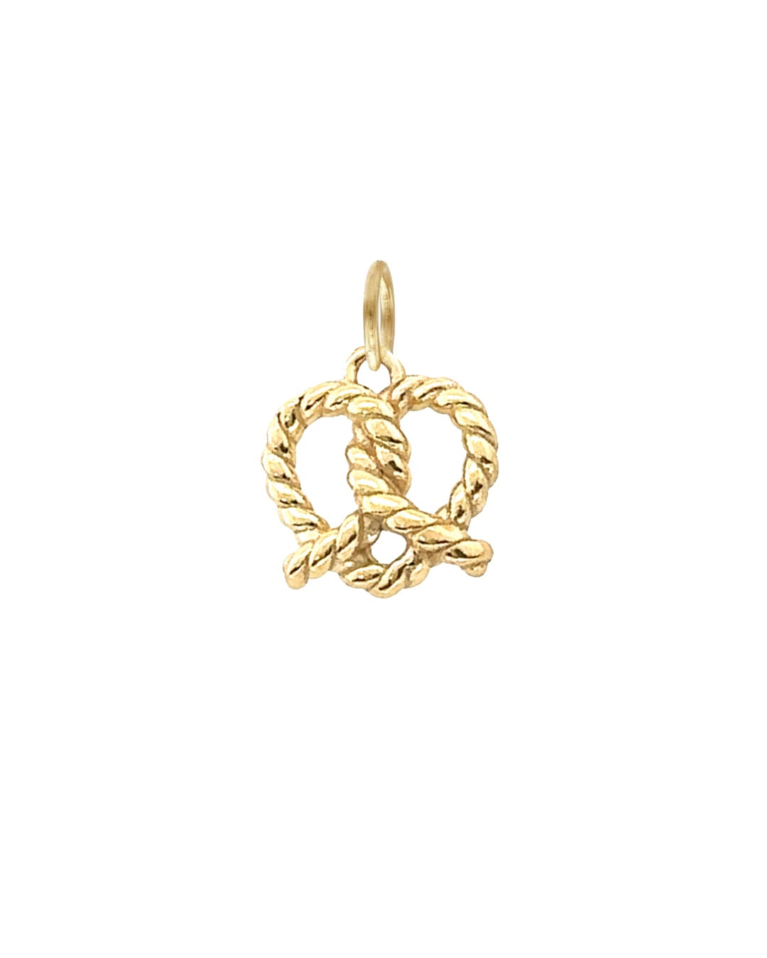 Pretzel Heart Charm