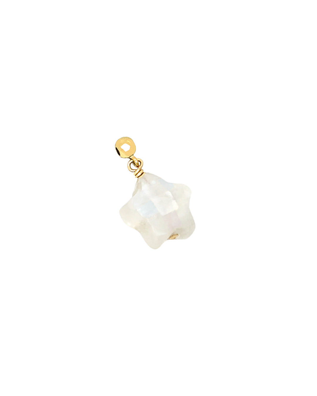 14k gold fill Moonstone Star Charm