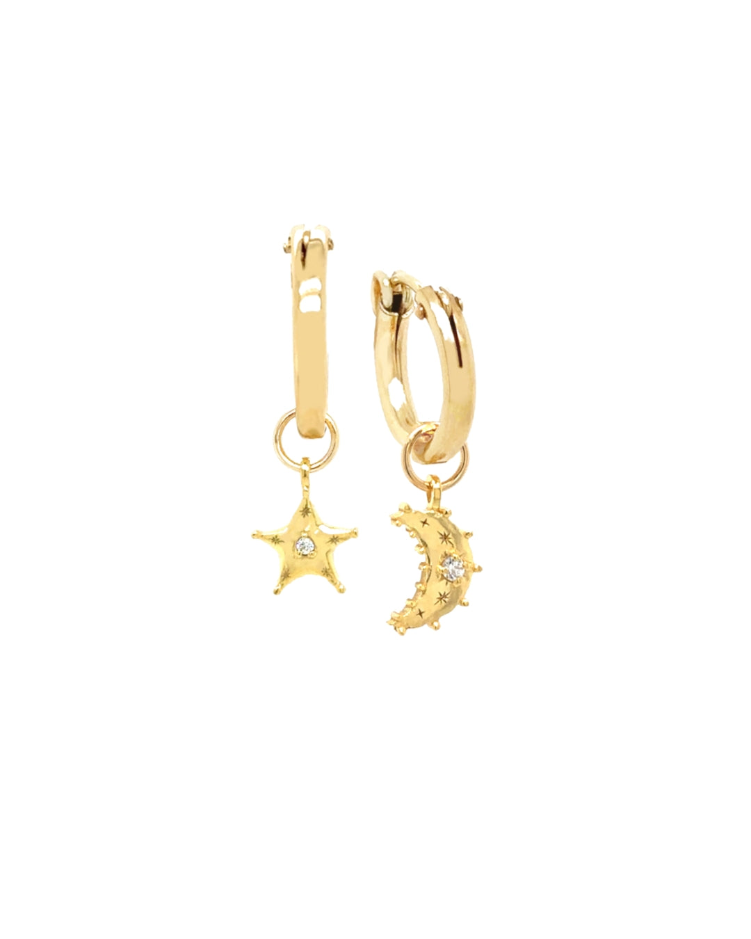 Luna Nova Charm Hoops