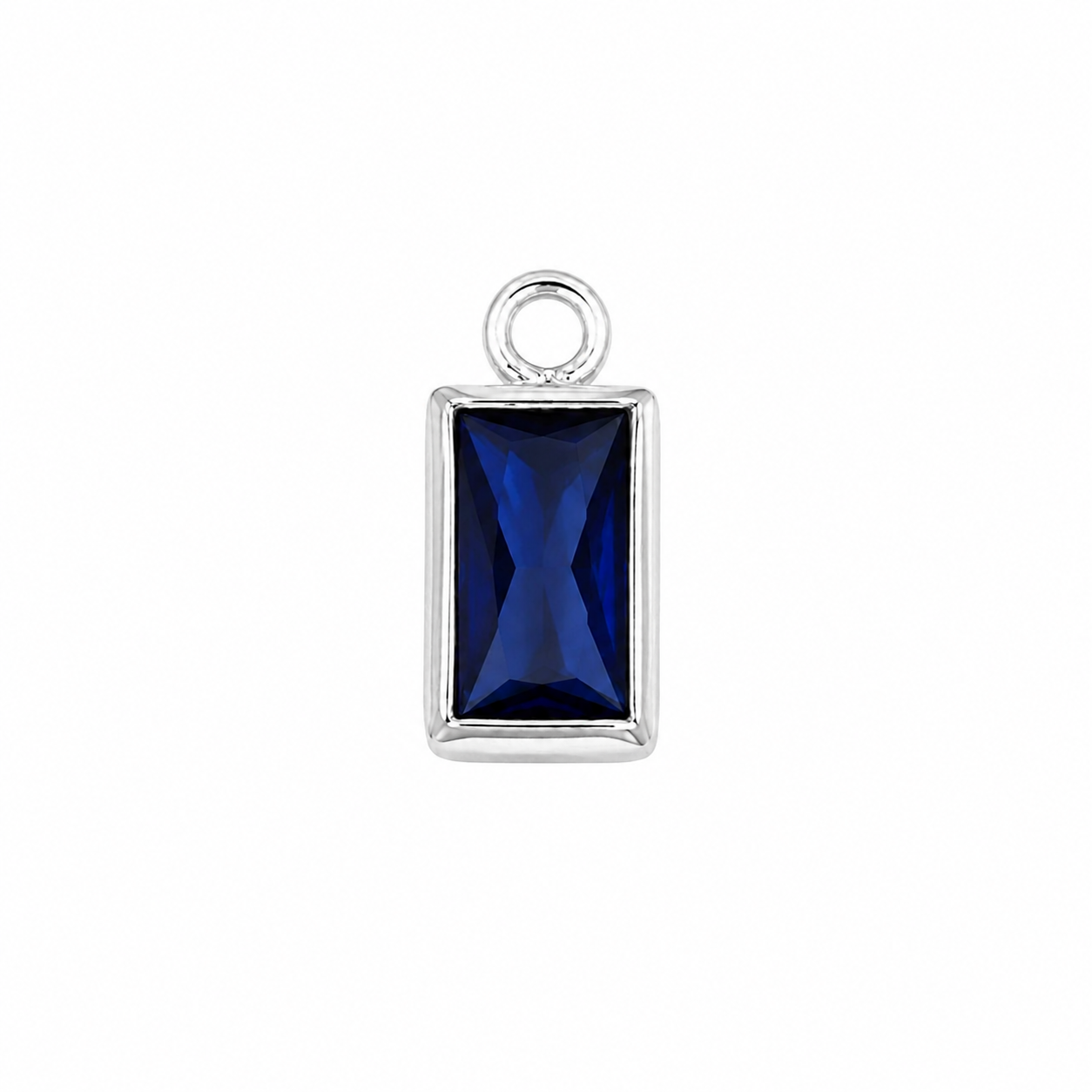Silver September Baguette Birthstone (Included)