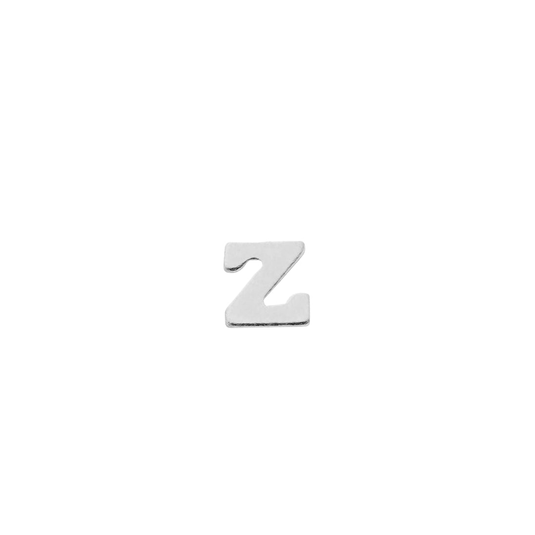 Classic Silver Letter Z
