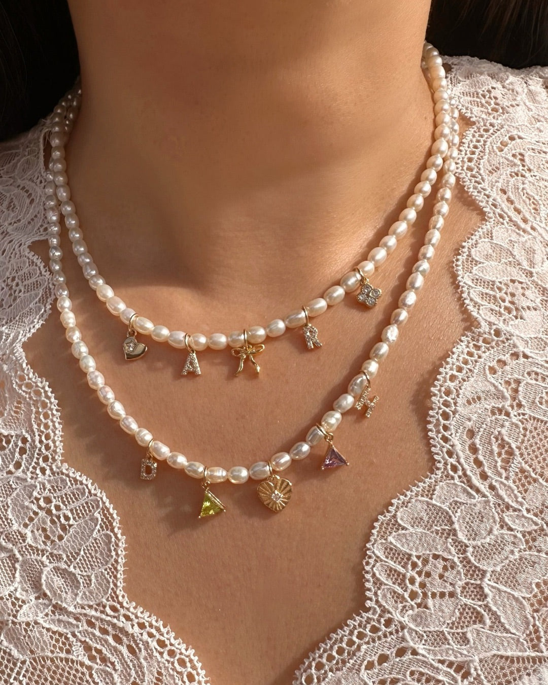 Pearl Charm Necklace