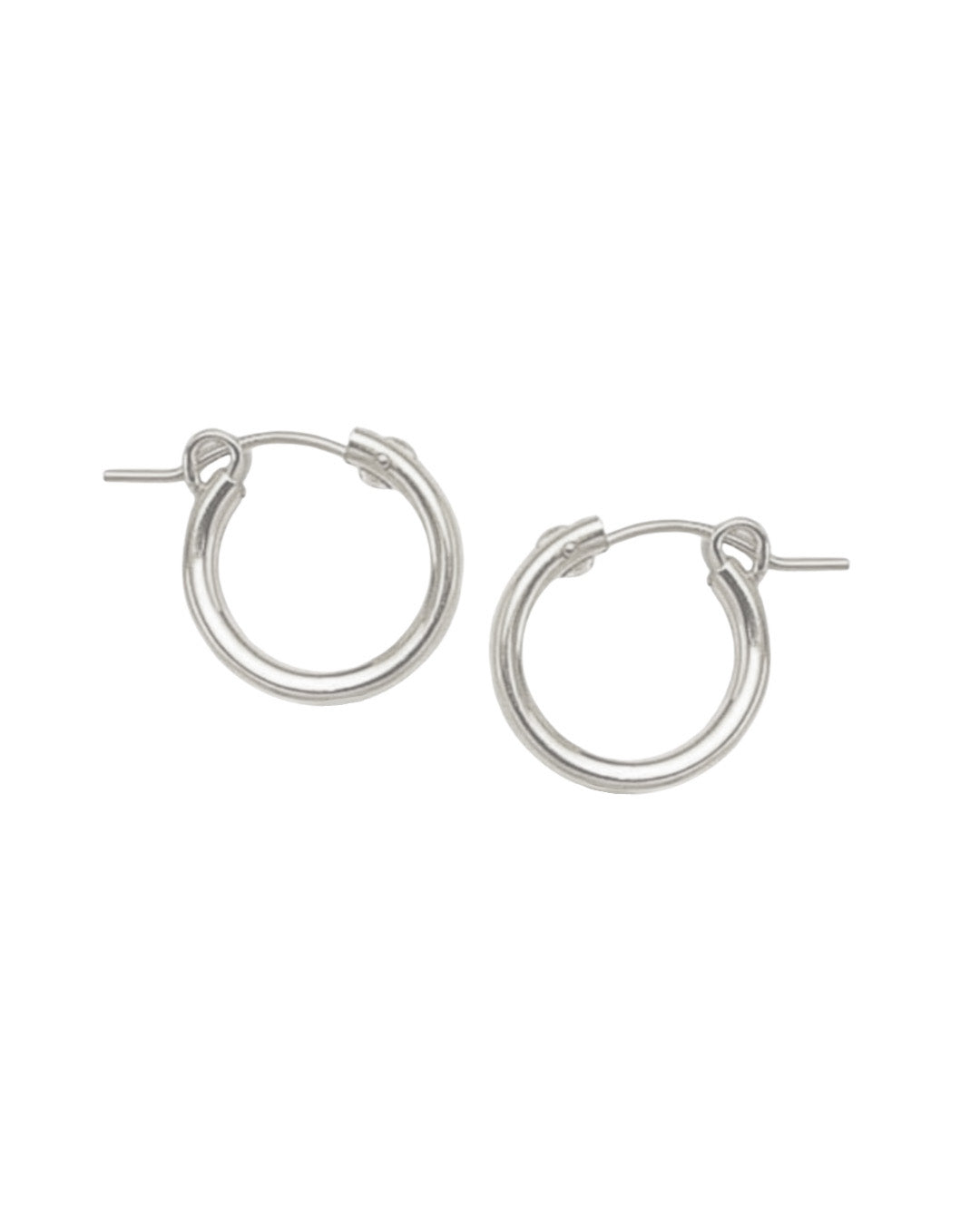 Sterling Silver Huggie Hoops Earrings. Made in Australia. 