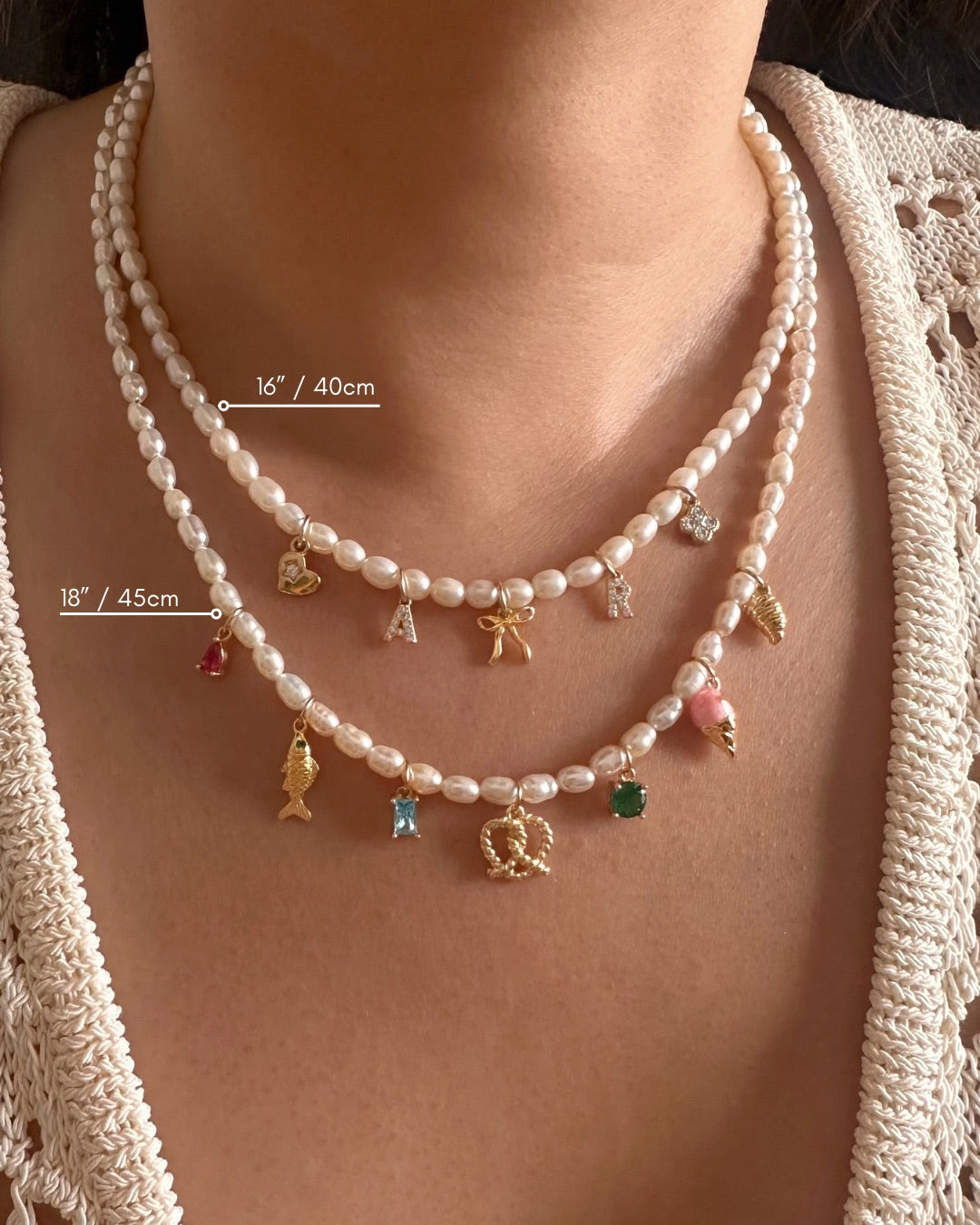 Pearl Charm Necklace
