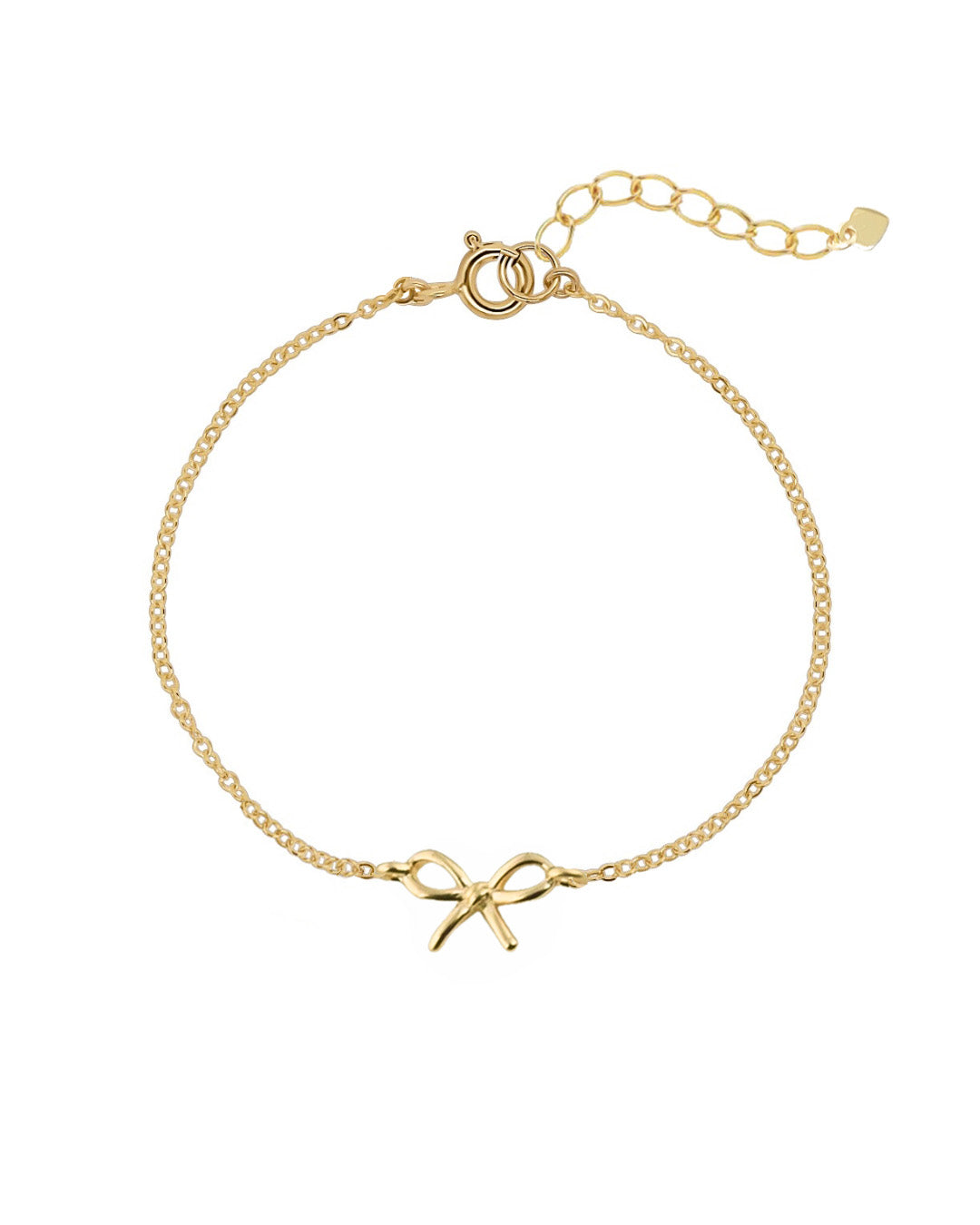 Gold Mini Bow Bracelet