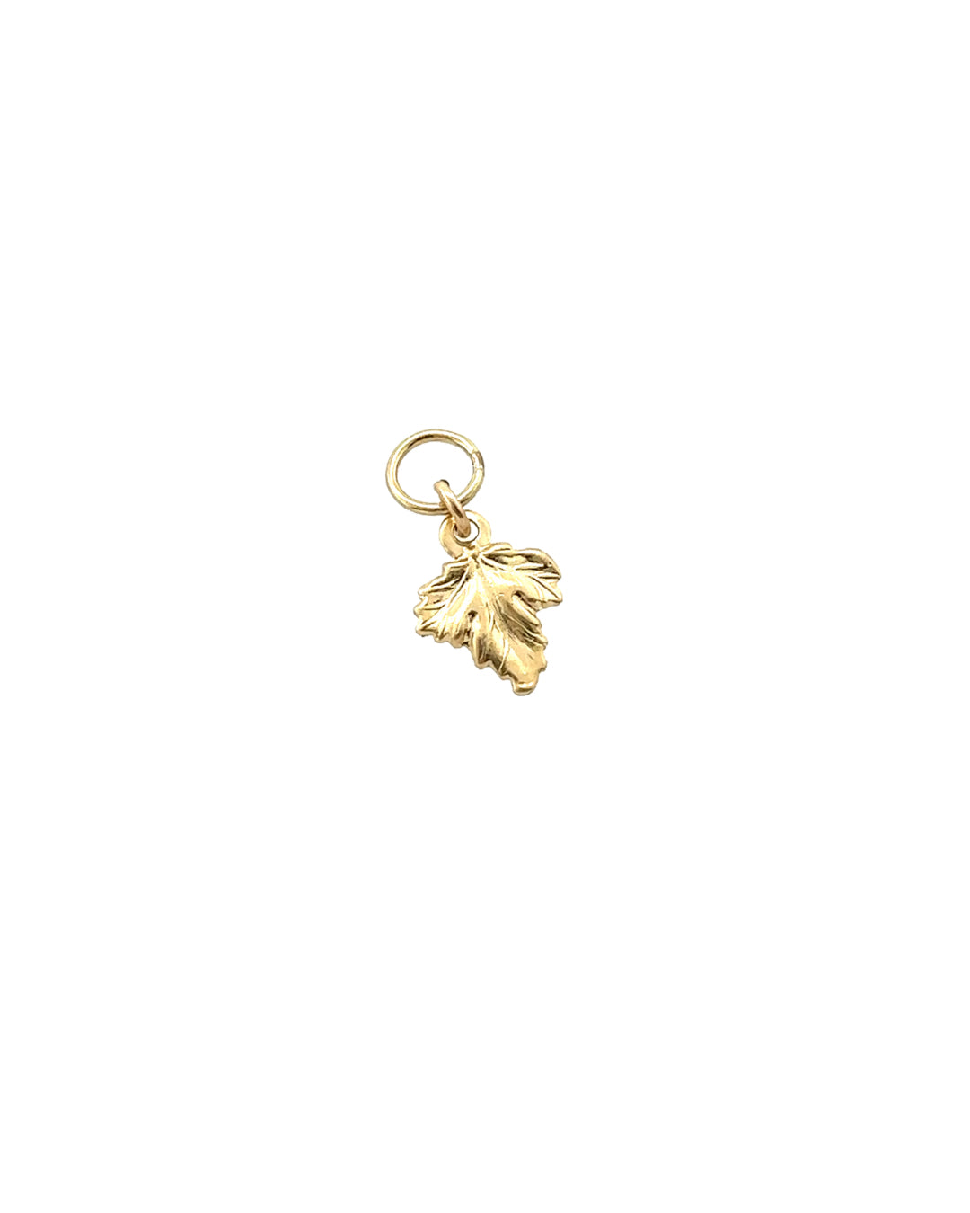 14k gold fill blossom flower autumn leaf earring charm for huggie hoops earrings. Made in Australia. 