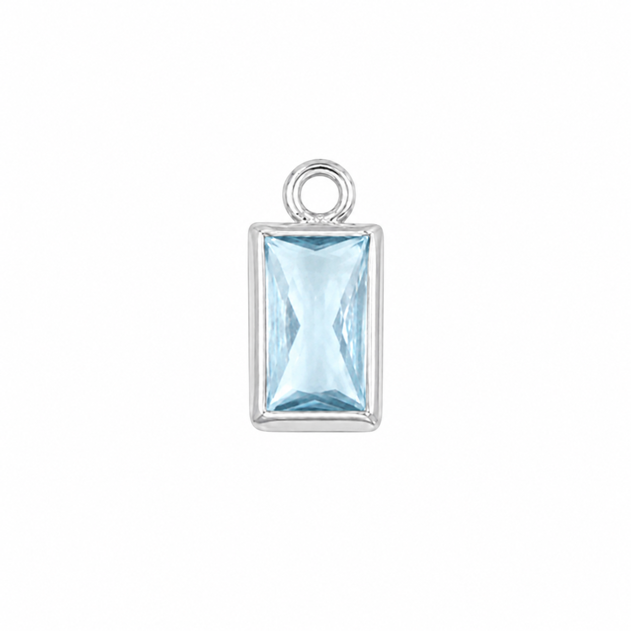 Silver March Baguette Birthstone (Included)