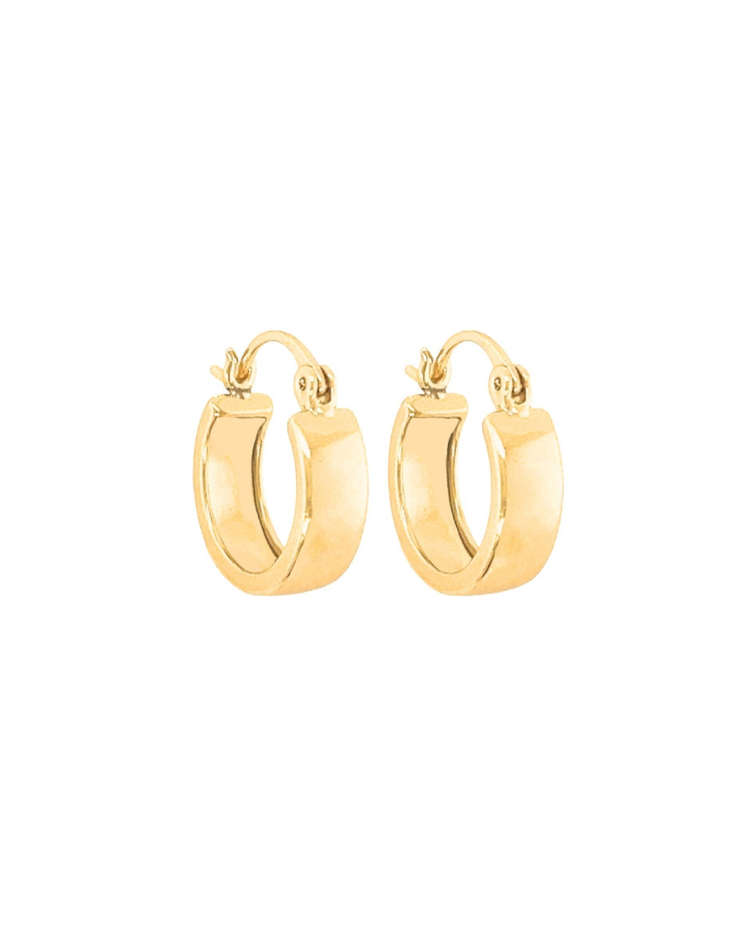 14k gold fill mini chunky hoops