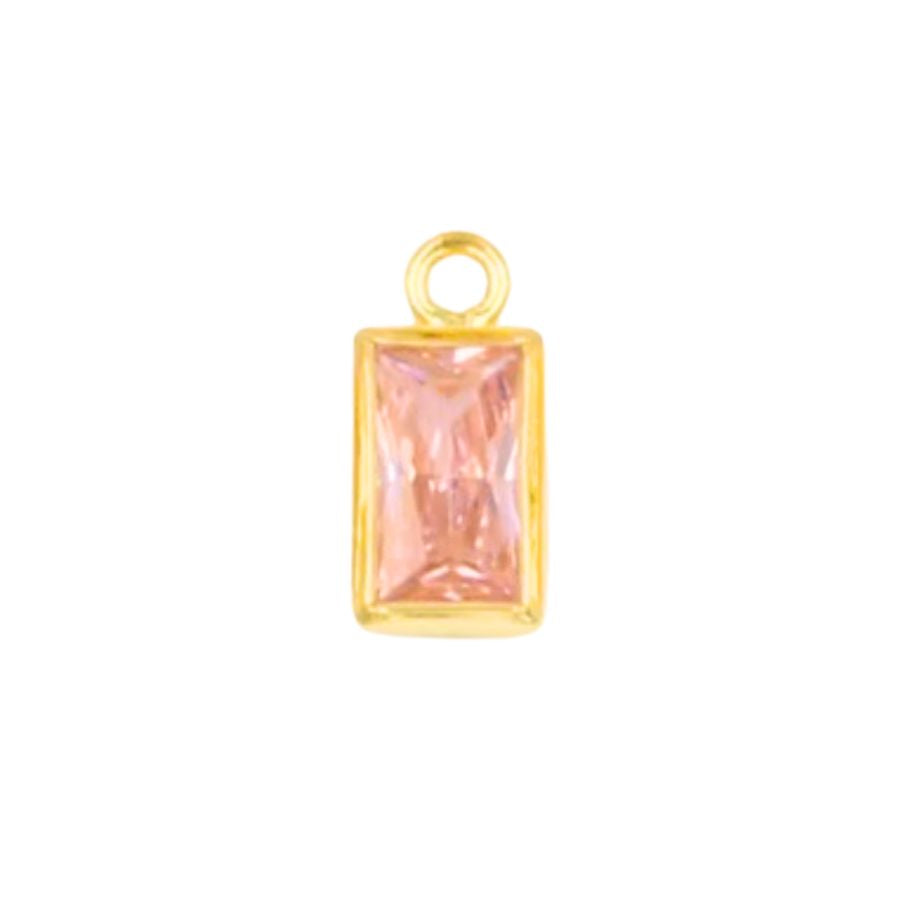 Gold October Birthstone (Baguette)